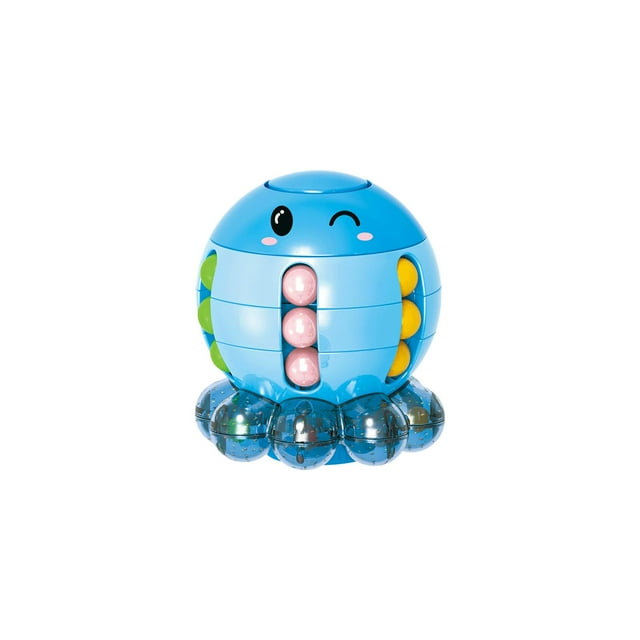HILABEE Rotating Bean Toy Hand Eye Coordination Creative Brain Teaser for Girls Boys Blue