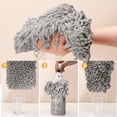 thumbnail image 4 of COM1950s Chenille Hand Towel, Cute Hedgehog Design, Absorbent Quick Drying Hand Towel, Soft Plush Hanging Towel for Bathroom Kitchen, 4 of 9