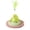 Green, variant on 3-Layer Cat Track Toy with Feather - PP Material, Interactive Roller for Indoor Cats' Exercise and Fun
