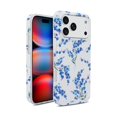 thumbnail image 1 of wonima11 J.west Floral Compatible with iPhone 17 Pro Case 6.3", Soft TPU Flower Pattern Design, Shockproof Bumper for Women & Girls Blue, 1 of 1