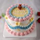 thumbnail image 2 of Modelo de pastel Retro coreano, simulación de pastel de cumpleaños falso, modelo de pastel de 6 pulgadas pastel de cumpleaños falso, 2 of 5