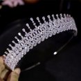 thumbnail image 2 of Joyería nupcial de lujo para el cabello, Tiaras y coronas de cristal, diadema para mujer, vestido de fiesta y cena, diadema de circón, accesorios de boda, 2 of 5