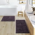 thumbnail image 4 of Nestl Bathroom Rugs, Machine Washable Bath Mats For bathroom Floor Rugs, Nonslip Backing Rubber Bath Rug, Purple, 4 of 6