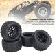 thumbnail image 3 of Neumlicos para ruedas rc, textura rc rc rheels and tirles set fácil de instalar hex hex hex hex hexy flexible de 10 orificios flexibles flexibles para una rueda de 10, 3 of 7