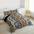 thumbnail image 3 of Castle Fairy Cheetah Print Queen Comforter Set,Animal Print Bedding Comforter Set, 3 of 8
