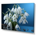 thumbnail image 2 of Designart "Snowdrop Winter Photography IV" Snowdrops Wall Decor, 2 of 7