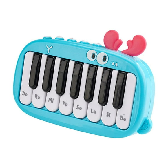Kyusrd Toys Savings Items for Kids!Colorful Button Children's Multifunctional Pocket Piano Cute Pet Music Electronic Piano Baby Puzzle Early Education Beginner Toy