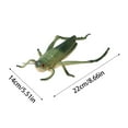 thumbnail image 3 of Clearance! Gnoleg Home Decor Grasshopper Model Large Realistic Sculpture Outdoor Garden Statue for Yard Art and Educational Toy, 3 of 6