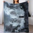 thumbnail image 2 of Fleece Blanket - Game Eye-Catching Blanket Birthday Gift For Son Daughter, 2 of 8