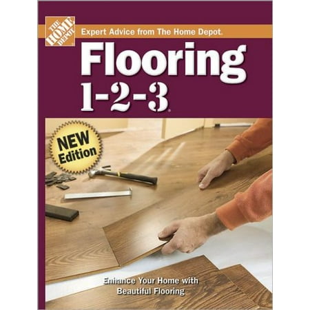 Flooring 1-2-3 Home Depot . 1-2-3   Pre-Owned Hardcover 0696228572 9780696228575 The Home Depot This is a Pre-Owned book. All our books are in Good or better condition. Format: Hardcover Author: The Home Depot ISBN10: 0696228572 ISBN13: 9780696228575 Complete step-by-step guide that provides homeowners with everything they need to know to install a wide variety of floors and get beautiful  room-changing results. Step-by-step photography along with easy-to-understand and logically organized instructions that will give readers the confidence to install tile  wood  laminate floors as well as the sub-floor needed below. Updates all aspects of flooring covered in the original edition and offers up-to-date information on new flooring options such as snap together laminate floors. The most comprehensive and easiest to use do-it-yourself flooring guide on the market today.