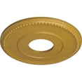 thumbnail image 3 of Ekena Millwork 12 1/2"OD x 3 7/8"ID x 3/4"P Bradford Ceiling Medallion (Fits Canopies up to 6 5/8"), Hand-Painted Iridescent Gold, 3 of 6