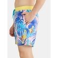 thumbnail image 4 of The Simpsons Men’s & Big Men's Graphic Swim Shorts, Homer Tiki, Sizes S-3XL, 4 of 5
