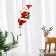 thumbnail image 6 of Climbing Santa On Rope,Christmas Animated Climbing Santa Claus Ornament with Music,Musical Christmas Climbing on Beads Decoration Gift for Christmas Tree Decor(without battery), 6 of 8