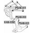 thumbnail image 2 of Febest BUSHING, REAR LOWER CONTROL ARM # PSAB-002 OEM 970.331.04102, 2 of 2