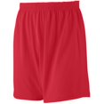 thumbnail image 2 of Augusta Shorts en Jersey pour Jeunes, Rouge, 2 of 3