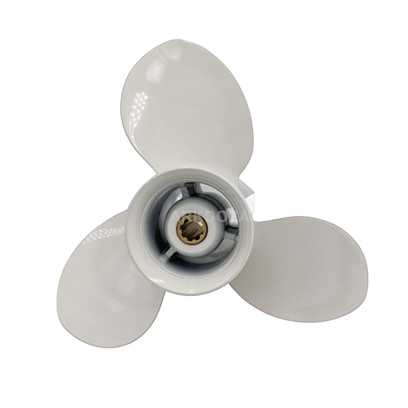 Boat Propeller 9 1/4x9 for Yamaha Outboard 9.9-15HP Aluminum 8 Tooth 9.25x9