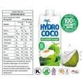 HYDRO COCO, 100 Coconut Water, NO ADDED SUGAR NO Preservative Fat