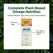 Flora Udo's Omega 3-6-9 Oil with DHA 17 Fl Oz Supplement - Organic, Plant Based, Vegan DHA, Superior to Fish Oil - Supports Cognitive Function & Eye Health