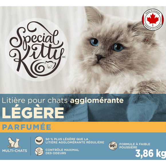 Special Kitty Scented Scoopable Lightweight Multi-Cat Litter 3.86kg