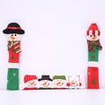 thumbnail image 2 of Juego de 3 fundas navideñas para manijas de nevera, cubiertas para manijas de puerta de nevera de muñeco de nieve de Papá Noel, cubiertas para manijas de electrodomésticos de cocina, 2 of 5