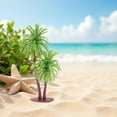 thumbnail image 4 of COMPUKAS 10Pcs Coconut Tree Decor Artificial Coconut Tree Green Plastic Indoor Photography, 4 of 7