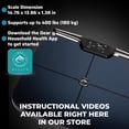 thumbnail image 3 of Premium Smart Digital Body Weight Scale FSA or HSA elegible - 8 Electrodes &ndash; 56+Metrics -Rechargeable- WiFi & Bluetooth - Full Body Analysis -T, 3 of 7