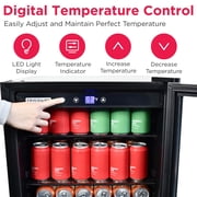 Frigidaire 4.4 Cu. ft. 126-Can Beverage Center Refrigerator, EFMIS155, Stainless Steel