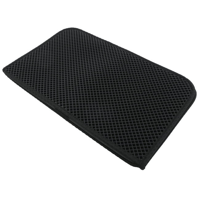 Cat Litter Mat, Litter Trapping Mat, Comfortable For Cat Litter Mat Cat Litter Black,Gray