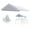 White, variant on 10x20 ft Carport Canopy Top Cover Replacement - Green Waterproof Tarp with Leg Cloth & Bungee Balls - UV Protection - One Roof Only