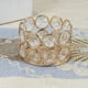 thumbnail image 5 of Candelabros de cristal dorado para centros de mesa de bodas, decoraciones y regalos. Redondo, 5 of 9