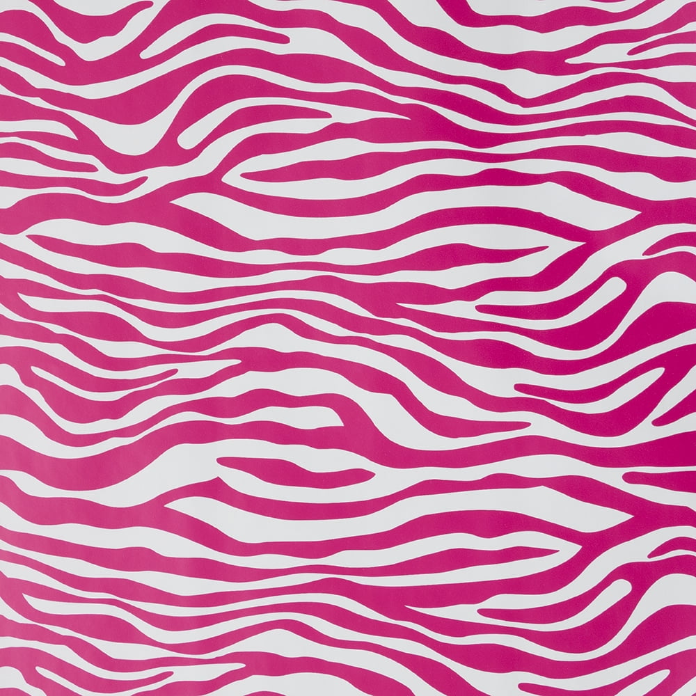 JAM Paper Pink & White Zebra Wrapping Paper, 50 Sq ft. Total, 2 per Pack