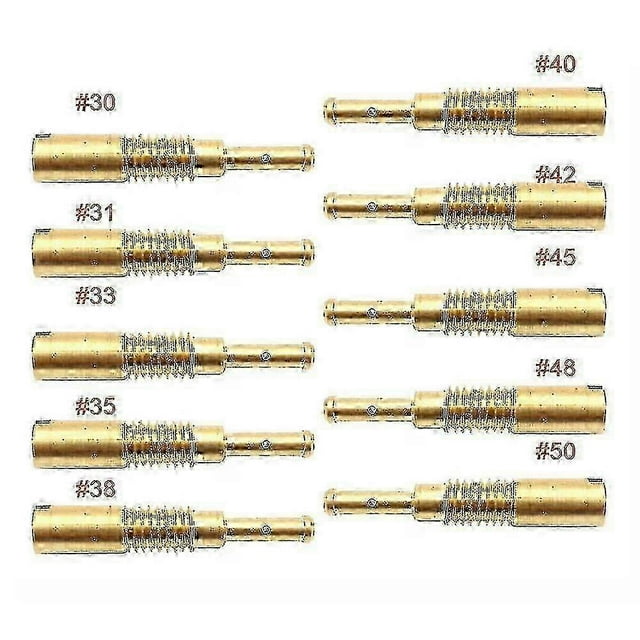 Pack Of 10pcs Pilot Jet M5 5mm Slow Idle Jet M5x0.8mm Thread For Keihin Pz19 Carburetor Injector Nozzle
