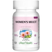 Maxi Health Women’s Daily Multivitamin with Biotin, Calcium & Probiotics – Immune, Bone & Hair Support – 90 Capsules, Kosher