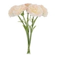 thumbnail image 5 of 5Pcs Artificial Carnation Realistic Fake Silk Flower Wedding Indoor Home Office Table Centerpiece Faux Flower Decoration Mother Day Gift, 5 of 8