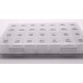 thumbnail image 3 of Spanish Pill Box 7 Day Weekly Four Times per Day (Large) Spanish Pill Box Organizer. para un semana., 3 of 4