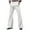White, variant on Mens Bell Bottom Pants 70s 2026 Retro Casual Flared Trousers Dress Pants with Pockets 70s Disco Outfits
