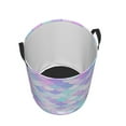 thumbnail image 3 of Goofa Rainbow Scales Printed Circular Hamper,Laundry Basket with Handles,Storage Baskets Foldable,Large Capacity Laundry Hamper-Medium, 3 of 8