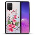 thumbnail image 2 of FINCIBO Slim TPU Bumper + Clear Hard Back Cover for Samsung Galaxy S10 Lite 6.7" 2020, Rose Floral, 2 of 6