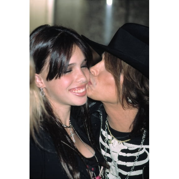 Steven Tyler Of Aerosmith With Daughter Chelsea At Vh1 Vogue Fashion Awards, Ny 10152002, By Cj Contino Celebrity (8 x 10)