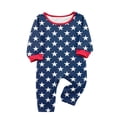thumbnail image 2 of Matching Family 250th Independence Day Pajamas – 4th of July Pajamas Sets Holiday PJs - Anniversary American Flag 2 Pcs Holiday Family Pjs for Men, Women, 2 of 3