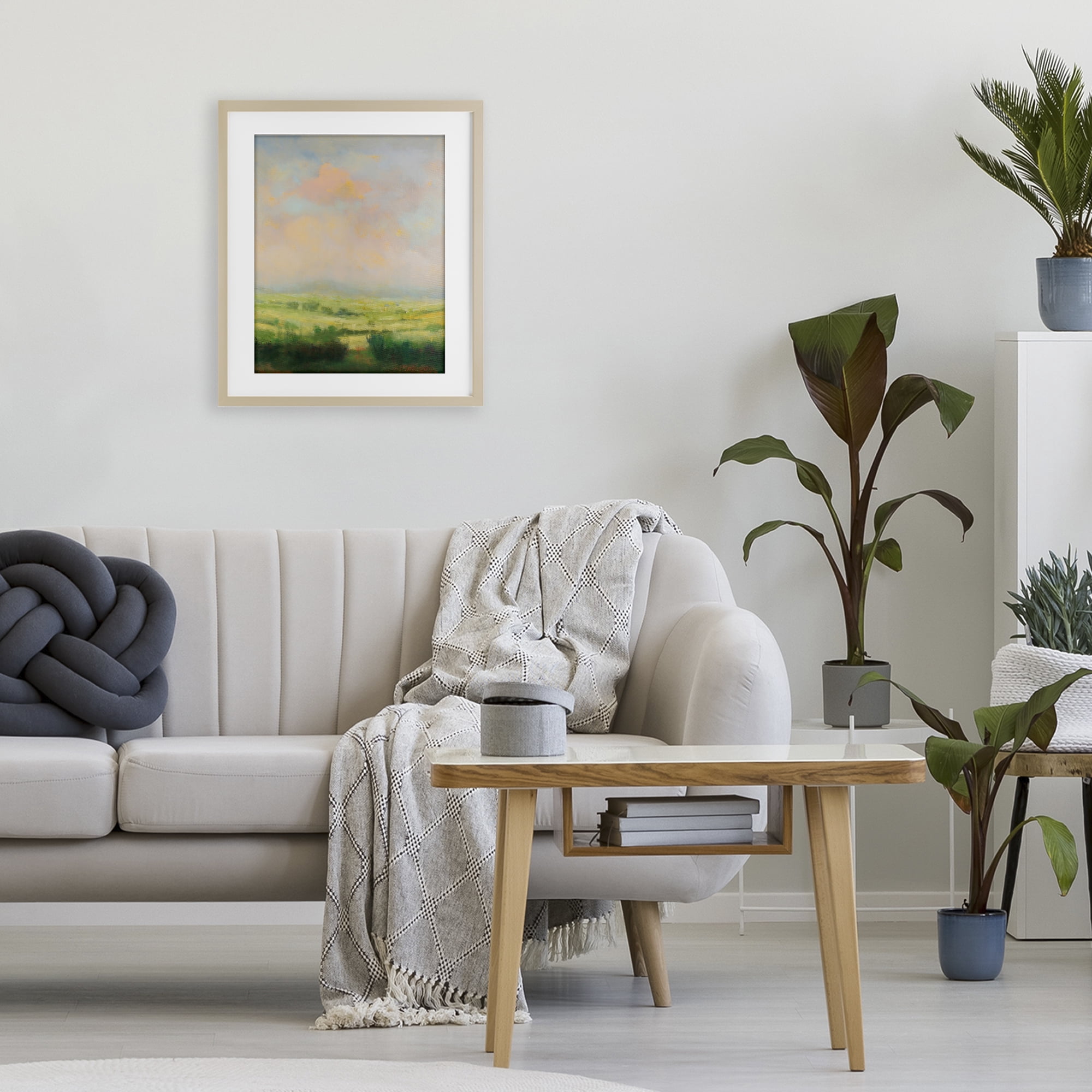 Stupell Industries Springtime Farnese Landscape Birch Framed Print Under Glass, design by William McCarthy