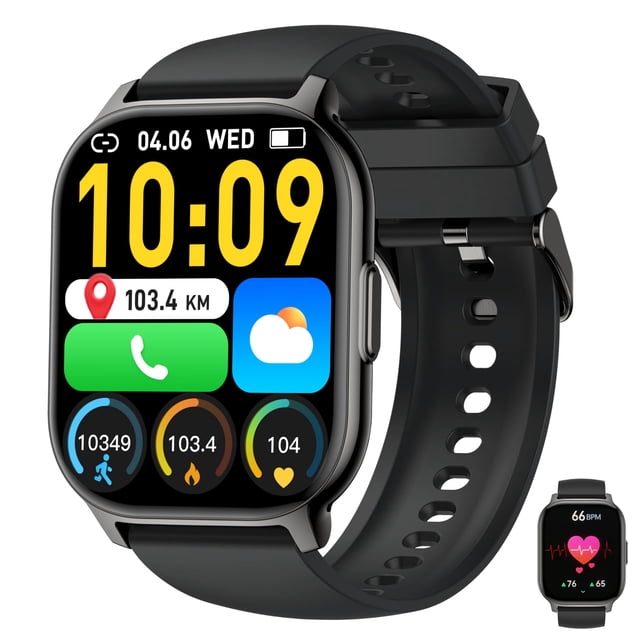 Reloj Inteligente Zreal con Llamadas Bluetooth y Mensajes, Pantalla HD