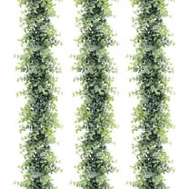 Artificial Garland, Artificial Vines Faux Eucalyptus Greenery Garland Wedding Backdrop Arch Wall Decor, 6 Feet