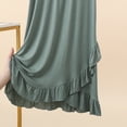 thumbnail image 4 of Bixock Long Nightgowns for Women Night Gown Short Sleeve House Dress Crew Neck Loungewear Dress Plus Size Sleep Shirts, 4 of 5