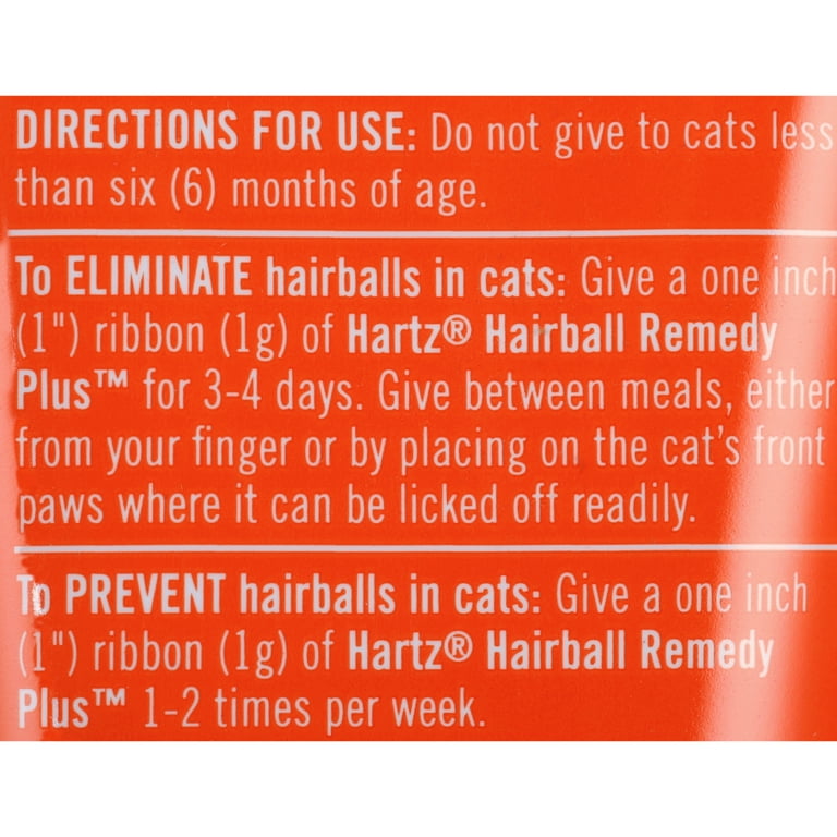 Hartz Hairball Remedy Plus Paste for Cats and Kittens, Salmon