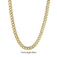 thumbnail image 2 of Amaiiu Necklace Unique Polishing Simple Chain Exquisite Leisure Elegant Six Side Pendant Christmas Wedding Birthday Gifts Golden 50, 2 of 6