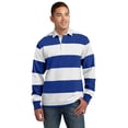 thumbnail image 1 of Sport-Tek &174; Polo de Rugby Classique à Manches Longues. St301 L True Royal/ White, 1 of 1