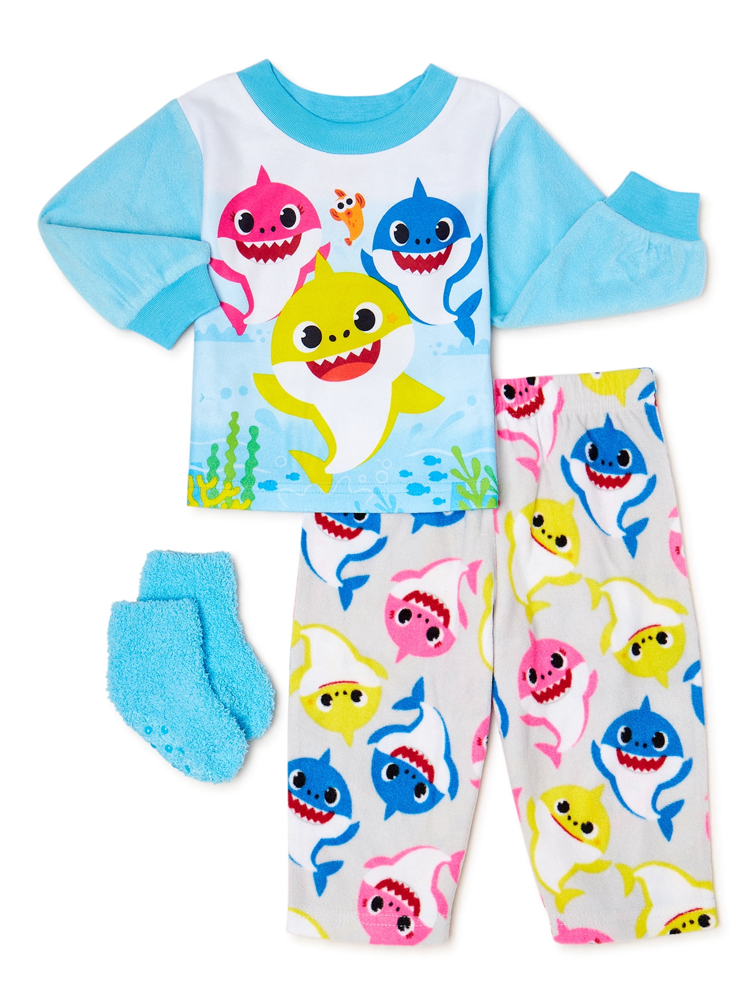 Baby Boy Girl Round Neck Long Sleeve Solid Color Onesie Baby Shark The Salt Water Wife Jumpsuits Sleepwear 
