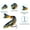G, variant on Swimbait Lures for Bass, Trout, Crappie, Pike, Walleye, Lifelike Action Freshwater Saltwater Artificial Fishing Bait, Artificial Predator Bait with Hooks, Fishing Accessories