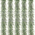 thumbnail image 1 of 5 paquetes de guirnaldas de eucalipto artificial de 30 pies, enredaderas verdes, plantas colgantes falsas para mesa de boda, Ba UVw YEM, 1 of 5